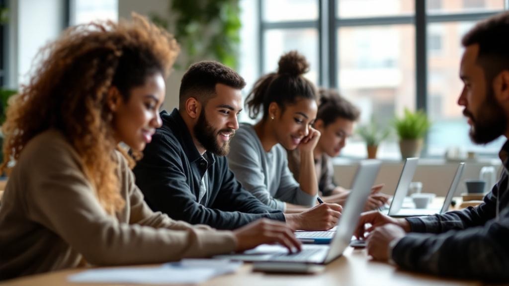 Stepping stones leading upward through clouds toward a bright horizon, representing the coding bootcamp journey to a tech career