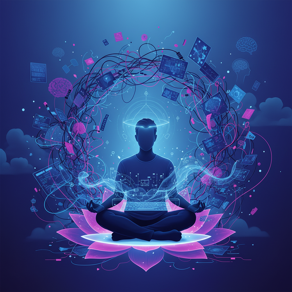 IT professional maintaining calm composure while handling challenging support situations